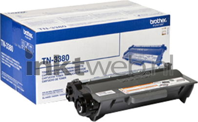 Brother TN-3380 zwart Combined box and product