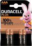 Duracell AAA Plus Power 100% 4-pack