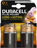 Duracell D Plus 100% 2-pack (Zonder verpakking)