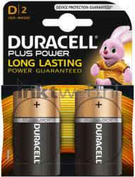 Duracell D Plus 100% 2-pack Product only