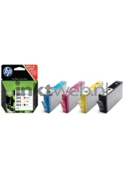 HP 364CMY en 364XLBK zwart en kleur 