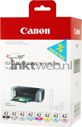 Canon CLI-42 8-pack zwart en kleur Front box