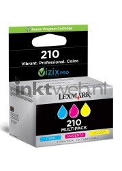 Lexmark 210 3-pack kleur Front box