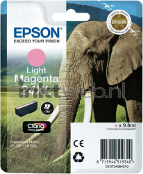Epson 24XL licht magenta Front box