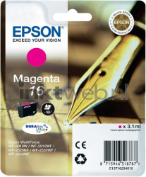 Epson 16 magenta Front box