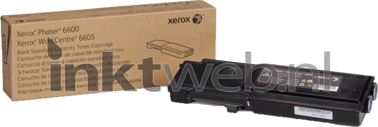 Xerox 6600 zwart Combined box and product