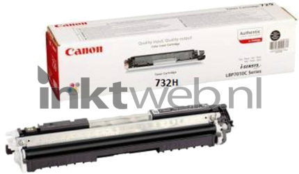 Canon CRG-732H zwart Combined box and product