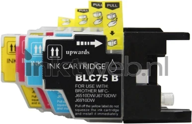 FLWR Brother LC-1240XL Multipack zwart en kleur Product only