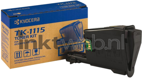 Kyocera Mita TK-1115 zwart Combined box and product