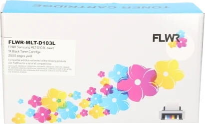 FLWR Samsung MLT-D103L zwart Front box