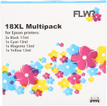 FLWR Epson 18XL Multipack zwart en kleur