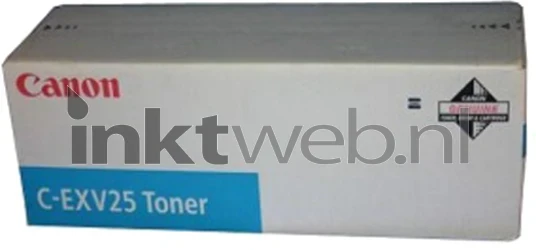 Canon C-EXV 25 cyaan Front box