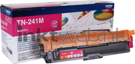 Brother TN-241 magenta Combined box and product