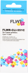 FLWR Canon CLI-551XL cyaan Front box
