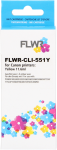 FLWR Canon CLI-551XL geel