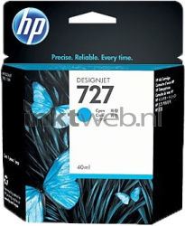 HP 727 cyaan Front box