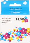 FLWR Dymo  99017 Hangmaplabel 50 mm x 12 mm  wit