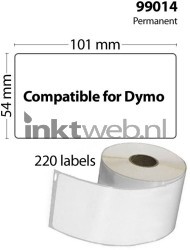 FLWR Dymo  99014 10-Pack 54 mm x 101 mm  wit Product only
