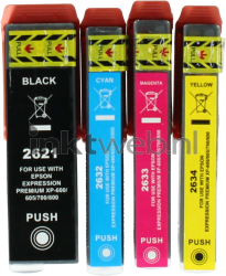 Huismerk Epson 26XL Multipack zwart en kleur Product only