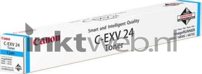 Canon C-EXV 24 cyaan Front box