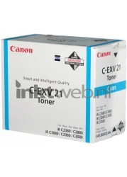 Canon C-EXV 21 Toner cyaan Front box