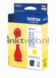 Brother LC-121Y geel Front box