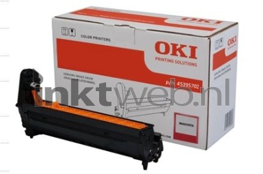Oki 45395702 magenta Combined box and product