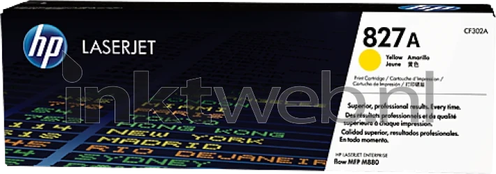 HP 827A geel Front box
