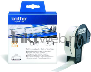 Brother  DK-11204 17 mm x 54 mm  wit
