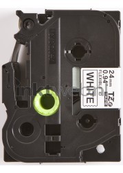 Brother  TZE-FX251 flexible tape zwart op wit breedte 24 mm TZEFX251