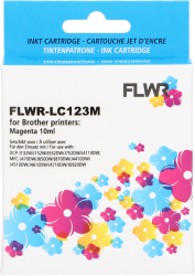 FLWR Brother LC-123 magenta Front box