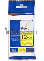 Brother  TZE-FX631 flexible tape zwart op geel breedte 12 mm TZEFX631