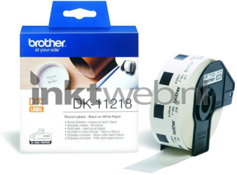 Brother  DK-11218 24 mm x 24 mm  wit Combined box and product