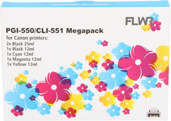 FLWR Canon PGI-550 / CLI-551 Megapack Front box
