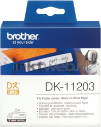 Brother  DK-11203 17 mm x 87 mm  wit Front box