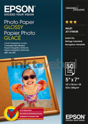 Epson  S042545 fotopapier Glans | 13x18 | 200 gr/m² 1 stuks Front box