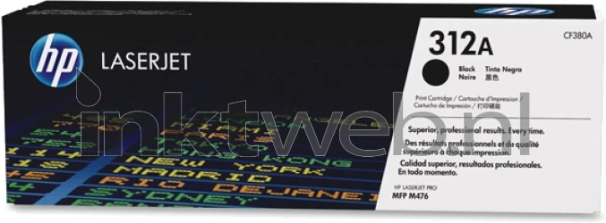 HP 312A zwart Front box