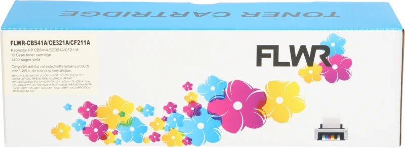 FLWR HP 128 cyaan (Huismerk (compatible))