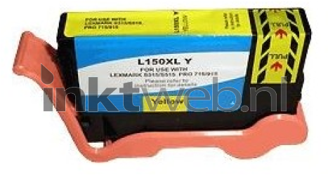 Huismerk Lexmark 150XL geel Product only