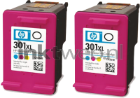 HP 301XL 2-pack (Opruiming 2 x 1-pack los) kleur