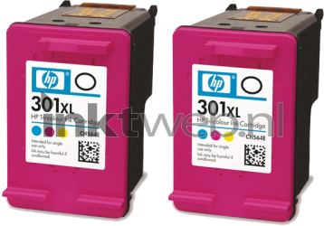 HP 301XL 2-pack kleur Product only