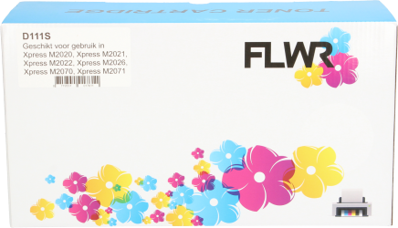 FLWR Samsung MLT-D111S zwart Front box