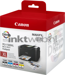 Canon PGI-1500XL zwart en kleur Front box