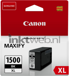Canon PGI-1500XL zwart Front box