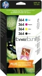 HP 364 Multipack met fotopapier zwart en kleur