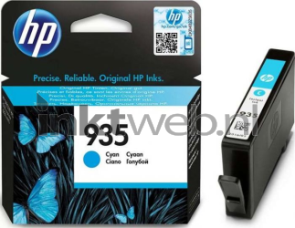 HP 935 cyaan Combined box and product
