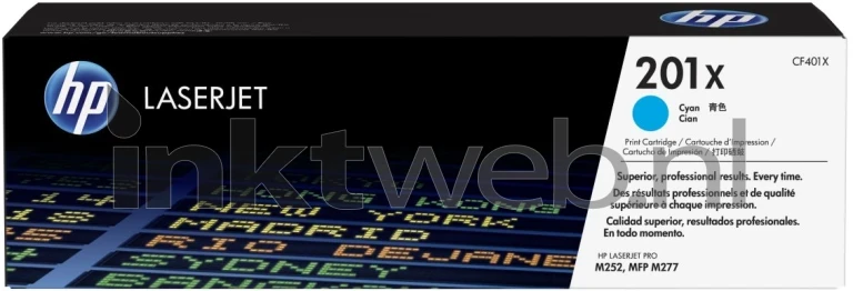 HP 201X cyaan