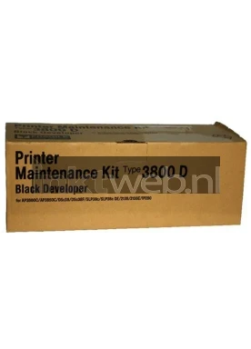 Type 3800D BK (developer) Front box