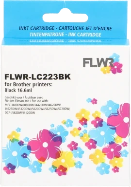 FLWR Brother LC-223BK zwart