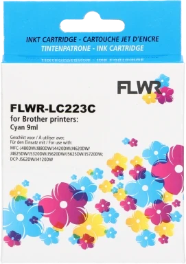 FLWR Brother LC-223C cyaan